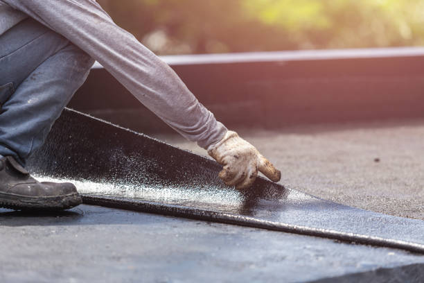 Professional Waterproofing technician working in Murdock, KS